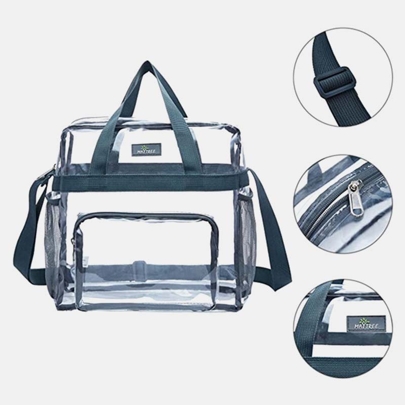 Große, wasserdichte, lässige, transparente Handtasche 