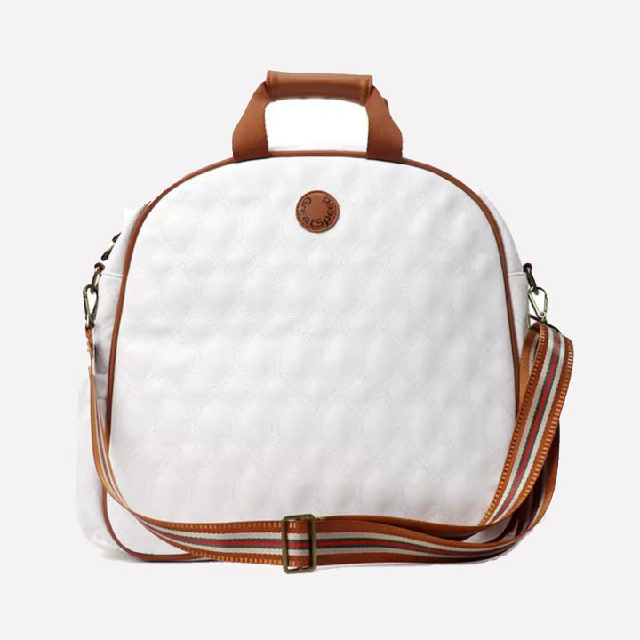Padel Tennis Schläger Tasche Minimalist Leder Hand Held Sport Tote
