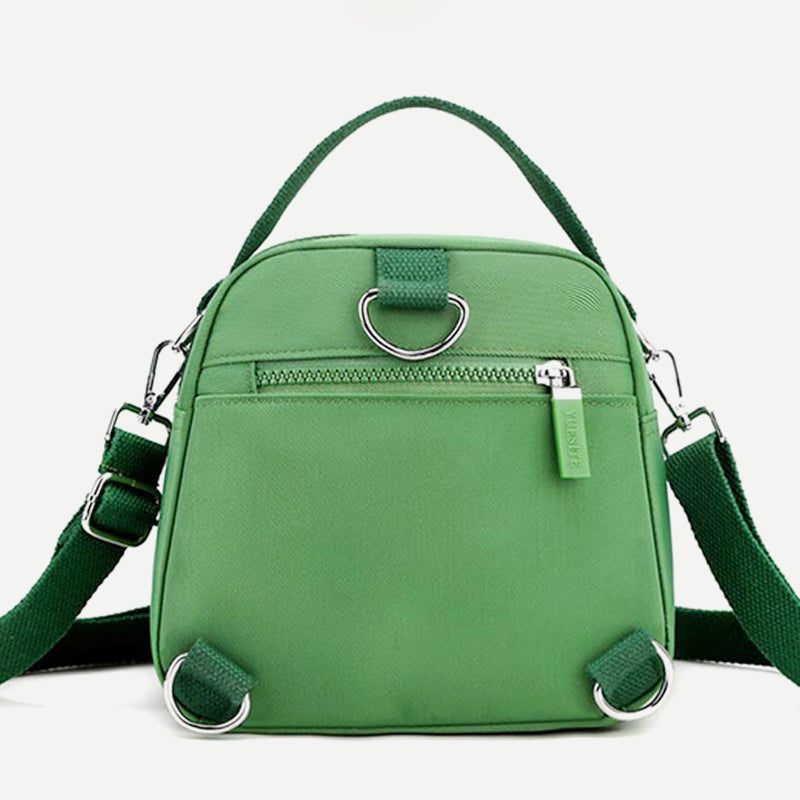 Funktionelle Damen-Geldbörse, leichter, geräumiger Umhängetasche aus Nylon, Mini-Rucksack