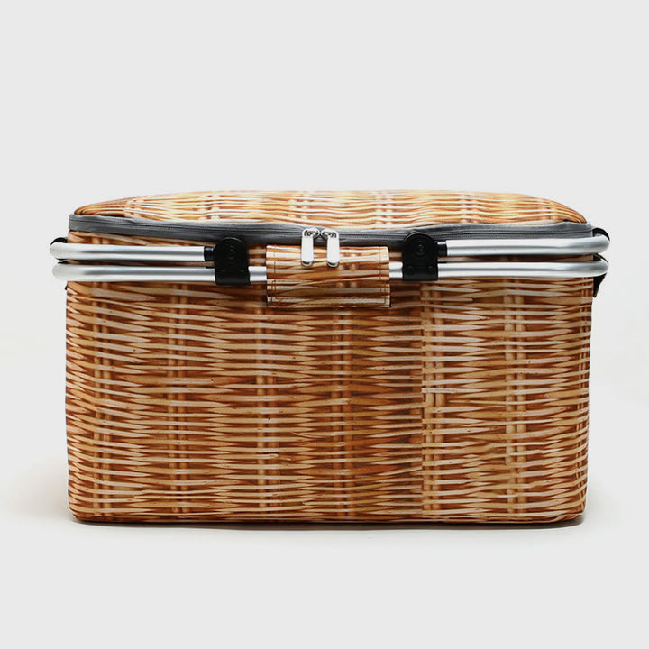 Kühltasche für Strandausflug Faltbarer, verdickter Oxford-Picknickkorb