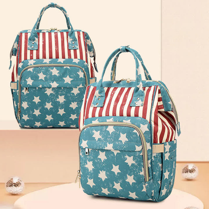 Wickeltasche Rucksack Multifunktions Wasserdicht Stilvoller Babyrucksack Mamatasche
