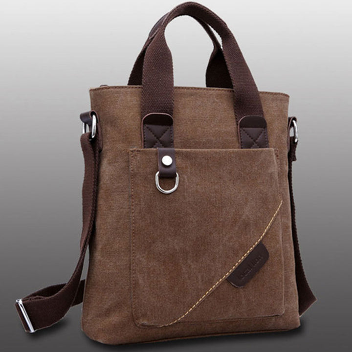 Große Handtasche aus Canvas mit großem Fassungsvermögen, Umhängetasche