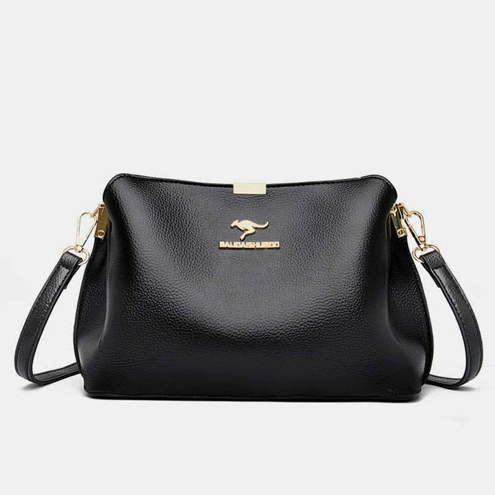 Kleine Umhängetasche aus Leder, Handtaschen, Geldbörsen, dreifache Crossover-Schultertasche