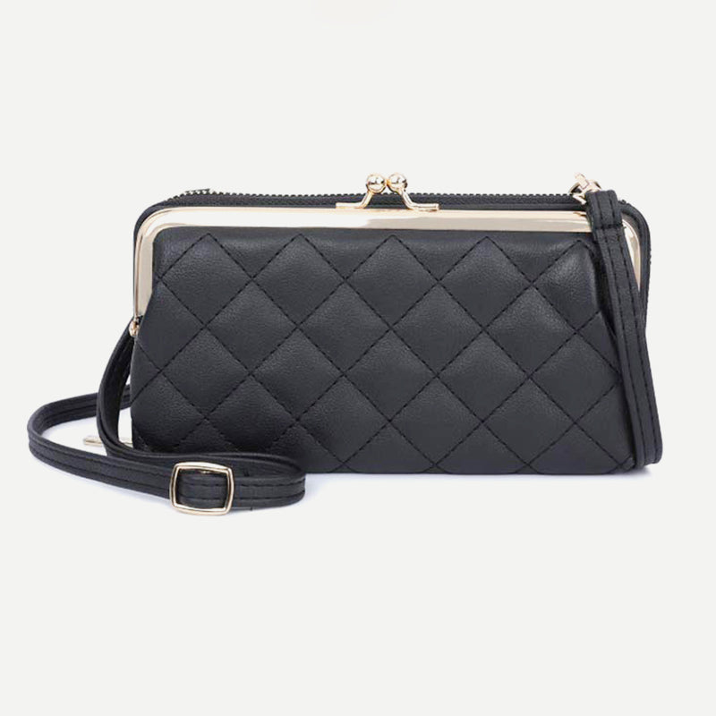 Kleine Crossbody-Handytasche, leichte Schultertasche, Clutch, Geldbörse, Handy-Geldbörse