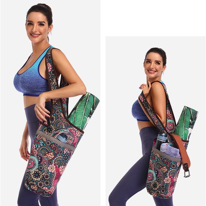 Yogamatten-Tasche, Original-Tragetasche für Yogamatten, mit großer Seitentasche