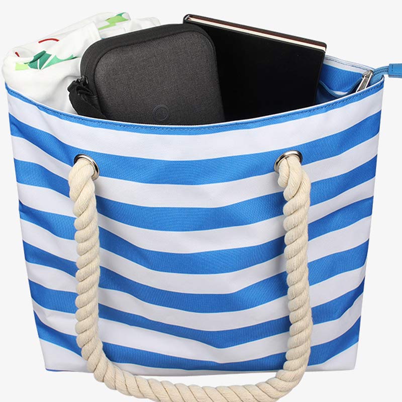 Große Strandtasche, Einkaufstasche, wasserdicht, großer Pool, mit Weinbehälter