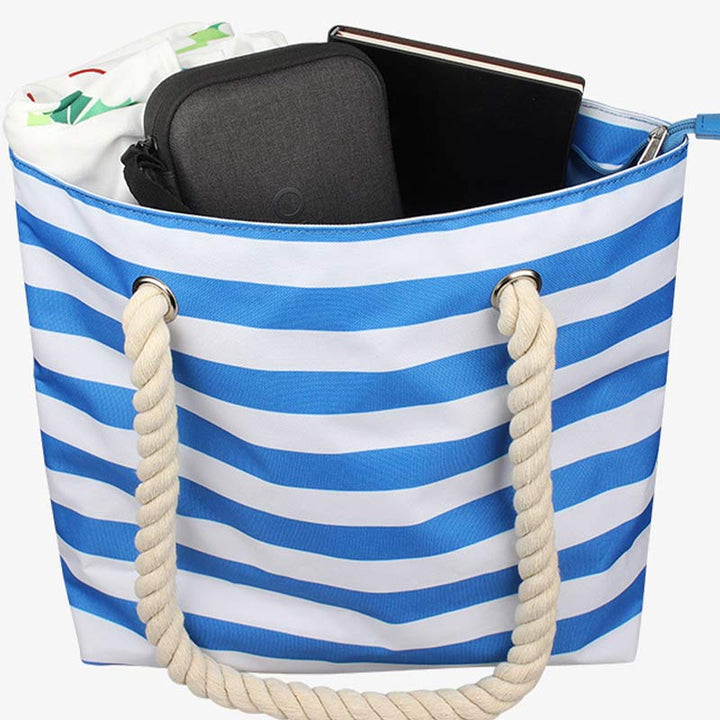 Große Strandtasche, Einkaufstasche, wasserdicht, großer Pool, mit Weinbehälter