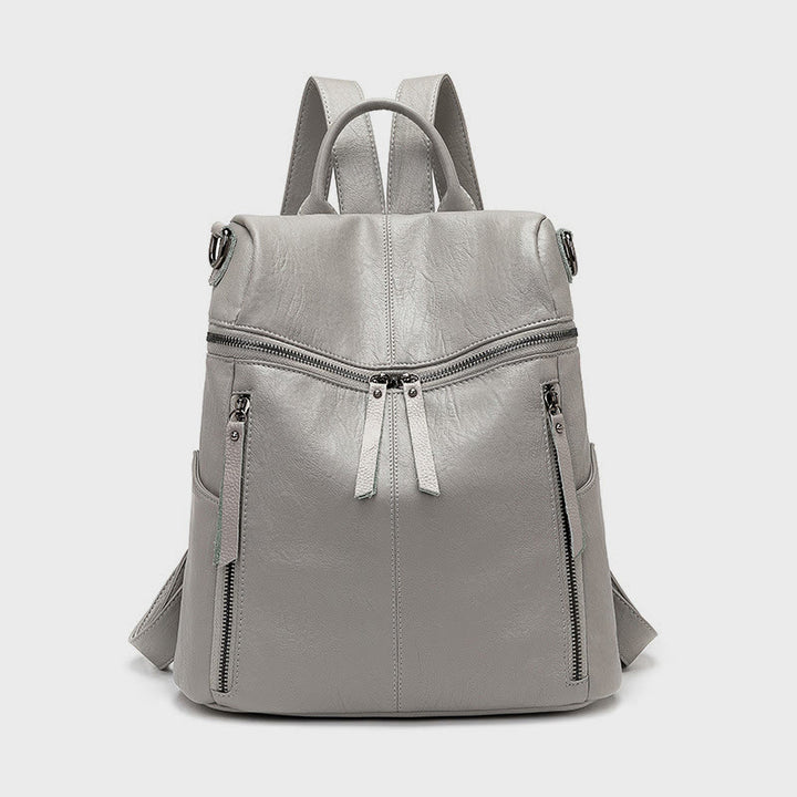 Rucksack für Damen aus Rindsleder, Mehrzweck-Reisetasche