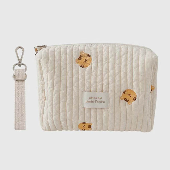 Stickerei Baumwolle Baby Windel Tasche Organizer Tasche Reise Mama Tasche