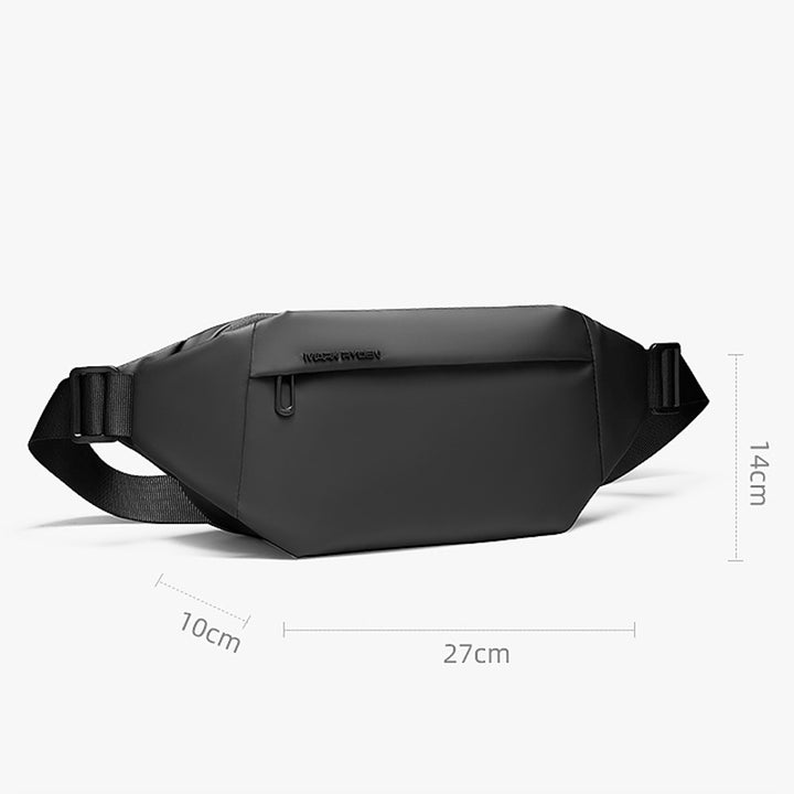 Kleine Brusttasche für Herren, funktionaler, wasserdichter, lässiger Tagesrucksack, Sling-Umhängetasche