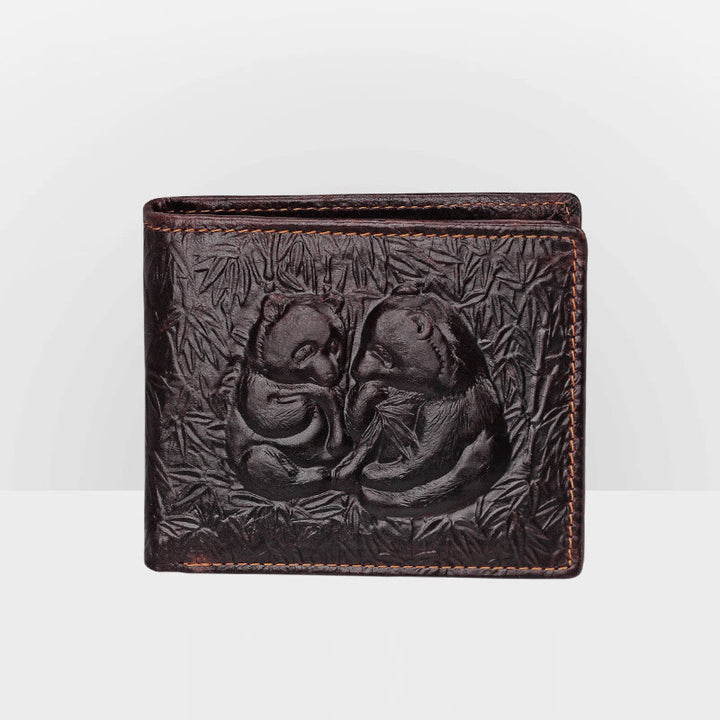 Echtes Leder Krokodil Gravur Brieftasche Retro Bifold Brieftasche