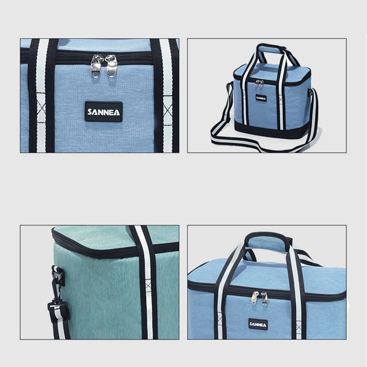 Kühltasche für Picknick im Freien, hält warm und kalt, Campingtasche
