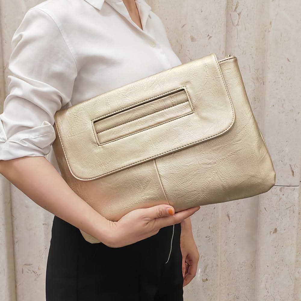 Umhängetasche aus veganem Leder für Damen, modische Handtasche mit Umhängegurt