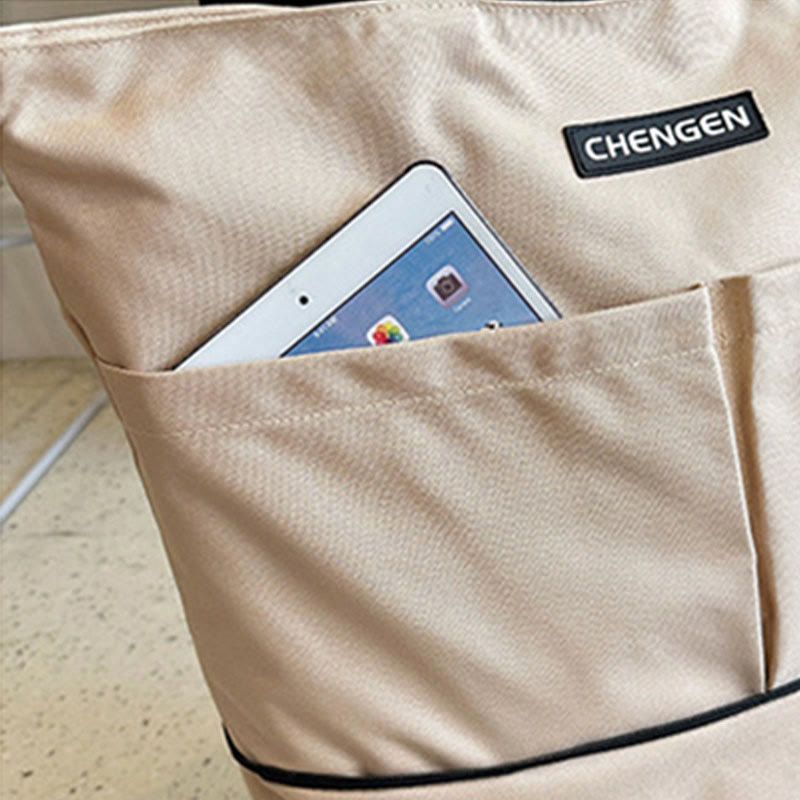 Supermarkt Rolling Tote Abnehmbare Faltbare Räder Schulter Handtasche Für Frauen