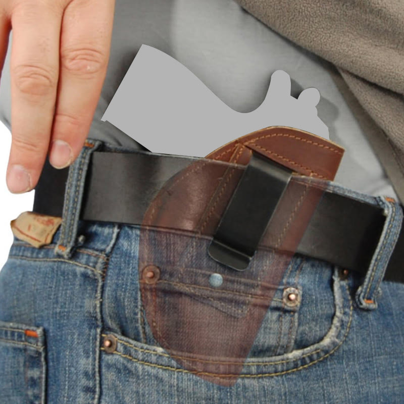 Kleines Lederholster für Männer und Frauen im Hosenbund, Cosplay-Requisite