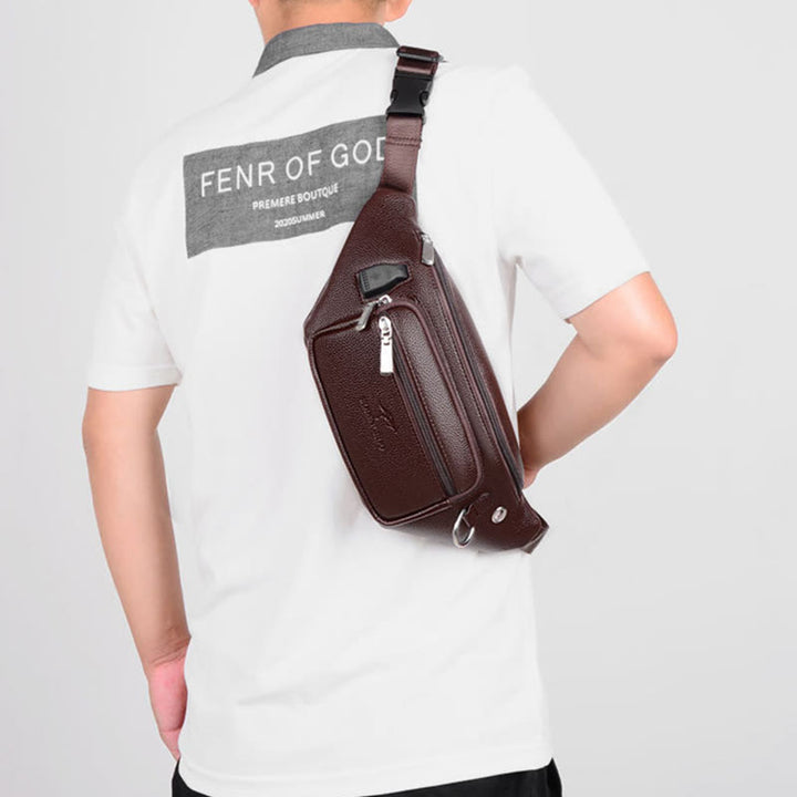Gürteltasche für Männer, intime, lässige Umhängetasche mit großer Kapazität