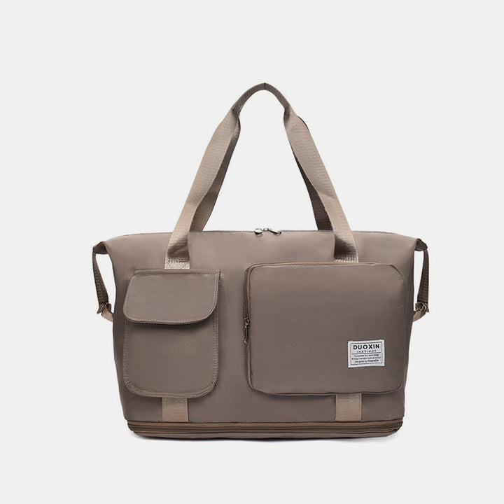 Wasserdichte, leichte, erweiterbare Fitness-Reisehandtasche mit großem Fassungsvermögen