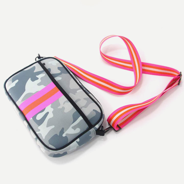 Leichte Umhängetasche Damen Geldbörse Neopren Handtasche Strandtasche
