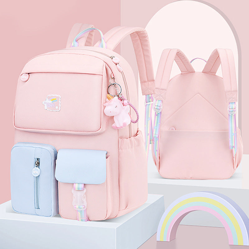 Leichter, wasserdichter, großer Kapazitäts-, bequemer, süßer Schulrucksack im College-Stil