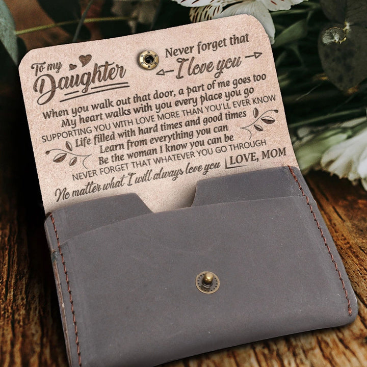 Clamshell-Geldbörse mit Gravur, Geldbörse für die Familie, warmes Geschenk