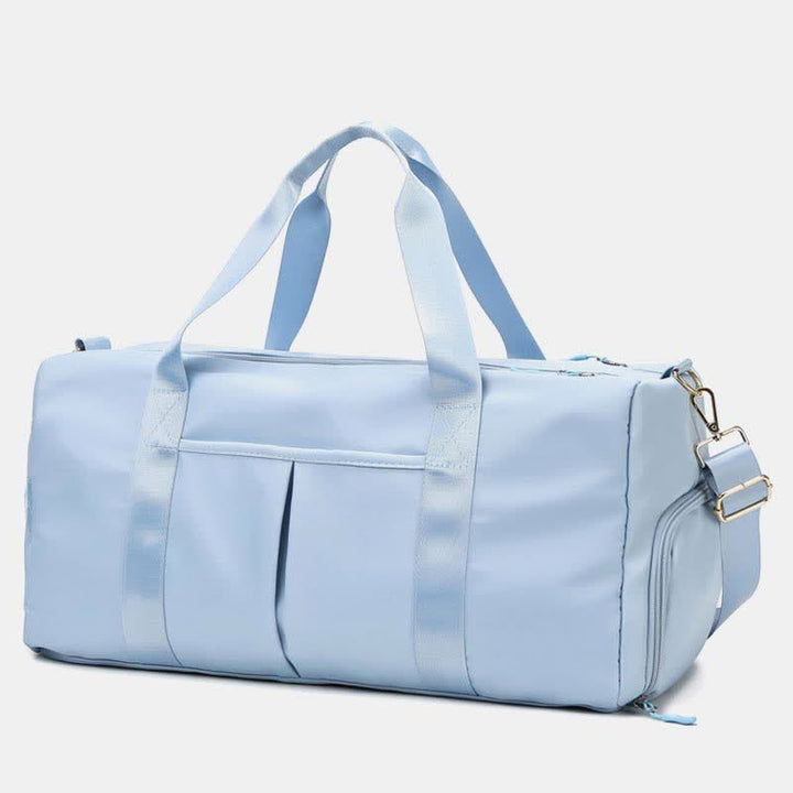 Reisetasche, Sporttasche, Umhängetasche fürs Fitnessstudio mit Nassfach, Schuhfach