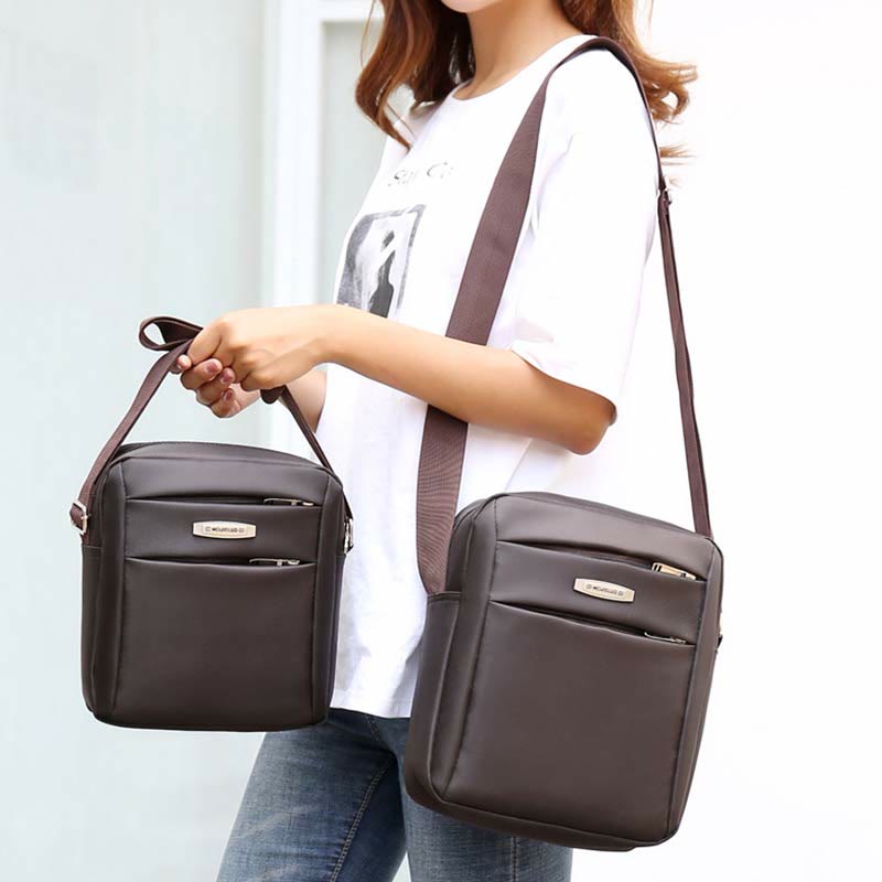 Messenger Bag für Herren, minimalistischer, leichter, lässiger Umhängerucksack