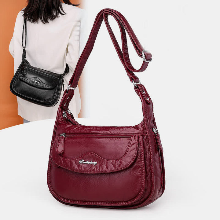 Lässige, multifunktionale Umhängetasche mit mehreren Taschen