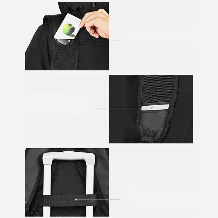 Rucksack für Herren, Reiserucksack mit großer Kapazität, wasserdichter, multifunktionaler Tagesrucksack