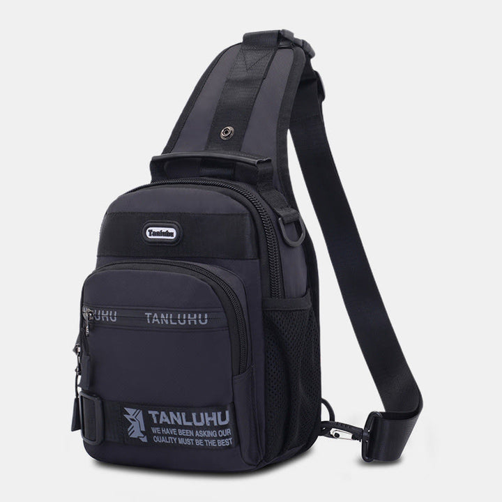 Schultertasche für Herren, multifunktionaler, lässiger Umhängerucksack für Outdoor-Sportarten