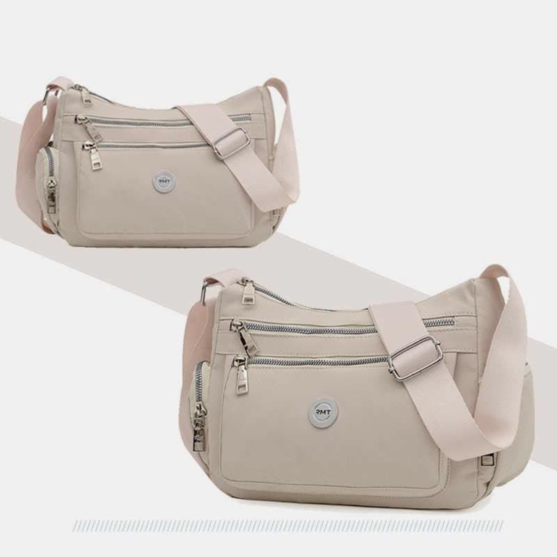 Umhängetasche mit mehreren Taschen für Damen, leicht, geräumig, Schultertasche