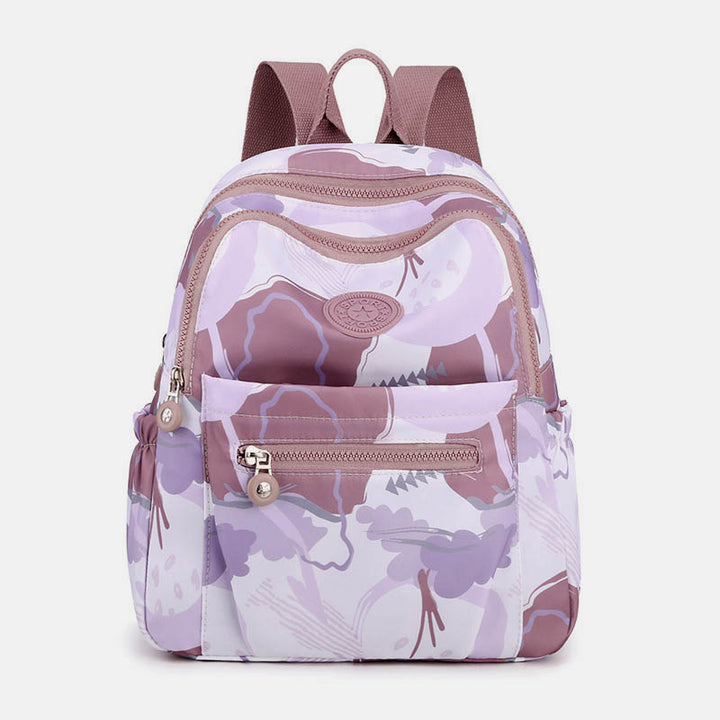 Damen Rucksack Handtasche Damen Wasserdicht Druck Bunter Rucksack Reise Tagesrucksäcke