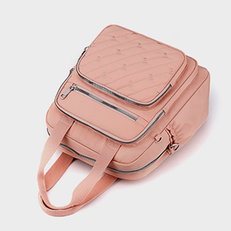 Multifunktionale leichte Prägung Elegante Handtasche Umhängetasche Rucksack