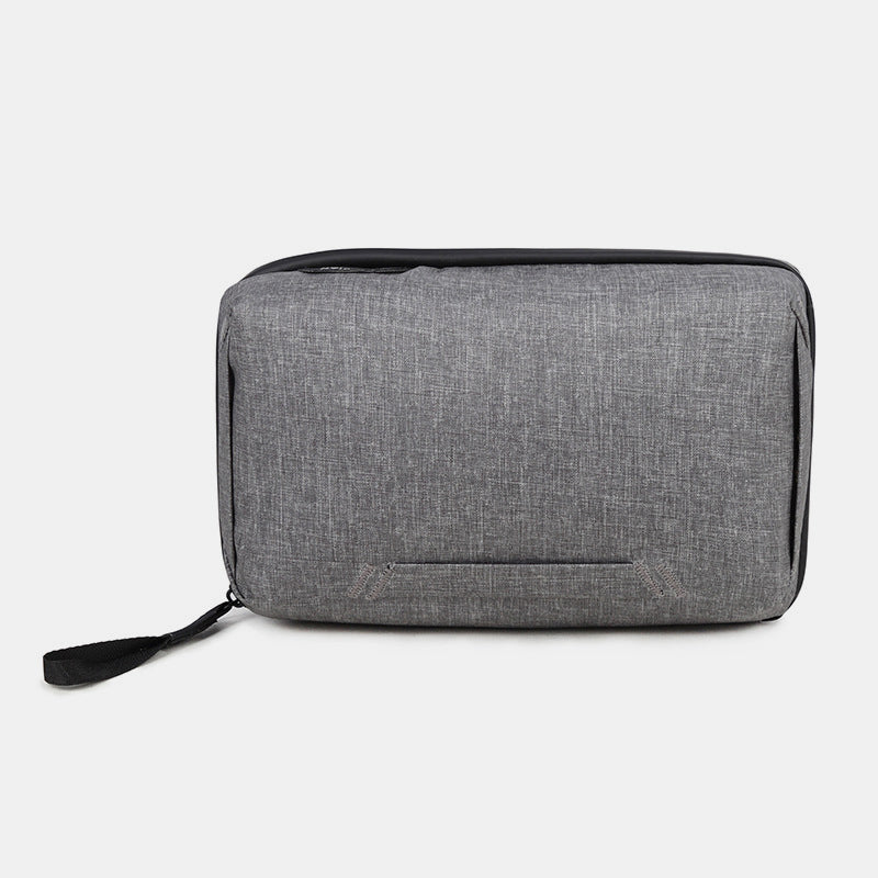 Leichte Aufbewahrungstasche mit Reißverschluss und mehreren Steckplätzen, tragbarer Organizer für Elektronikartikel, Make-up-Tasche