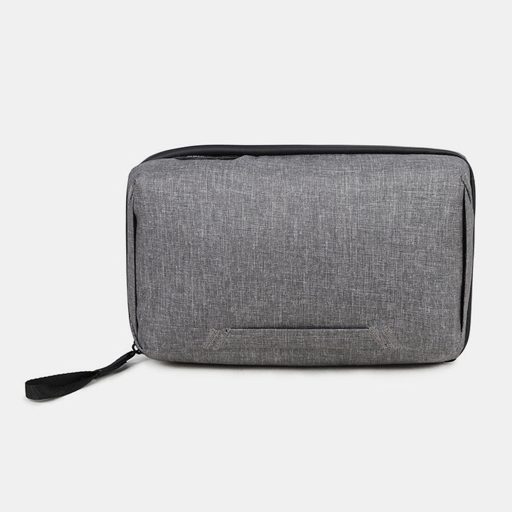 Leichte Aufbewahrungstasche mit Reißverschluss und mehreren Steckplätzen, tragbarer Organizer für Elektronikartikel, Make-up-Tasche