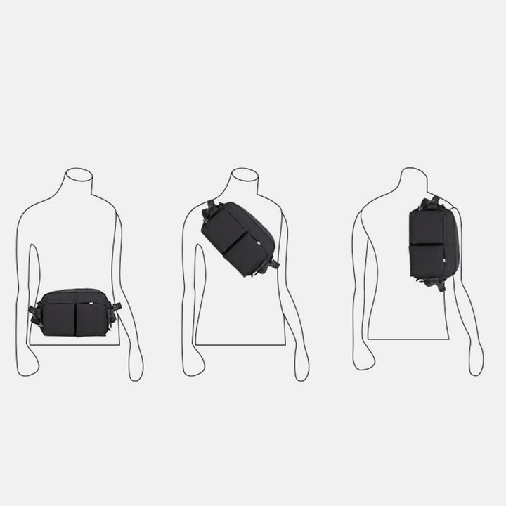 Große Kapazität Taille Tasche Umhängetasche für Wandern Klettern 