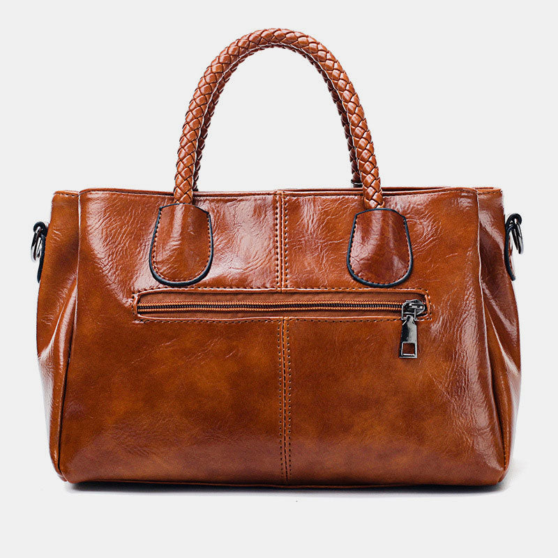 Klassische Retro-Handtasche mit mehreren Taschen 