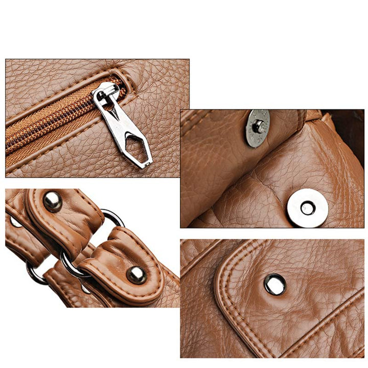 Damen Handtasche und Geldbörse Große Hobo Bag mit Doppelfach