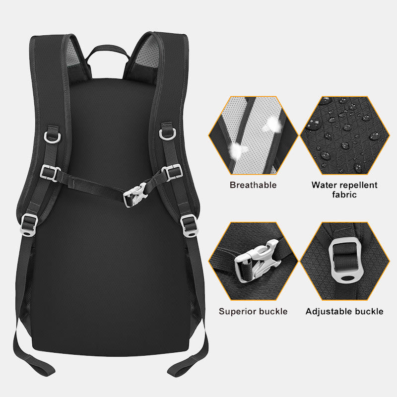 Rucksack für Herren, Outdoor-Reisen, leicht, multifunktional, Wandertasche