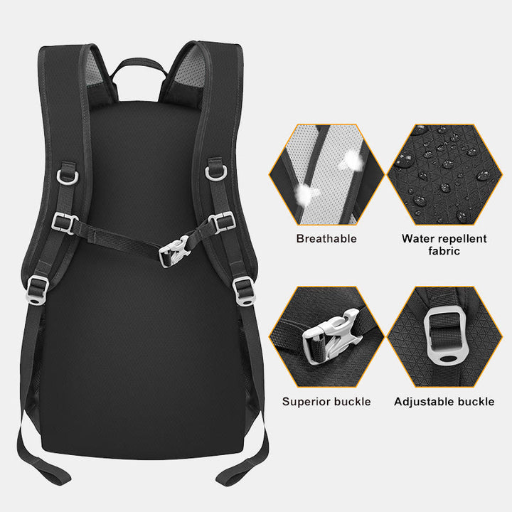 Rucksack für Herren, Outdoor-Reisen, leicht, multifunktional, Wandertasche
