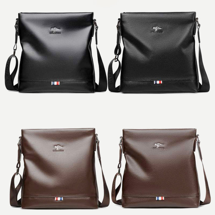 Herren Umhängetasche Umhängetasche Weiches Leder Reisetasche Sling Pack