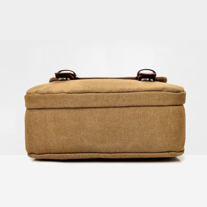 Umhängetasche für Herren, Retro-Canvas-Business-Umhängetasche