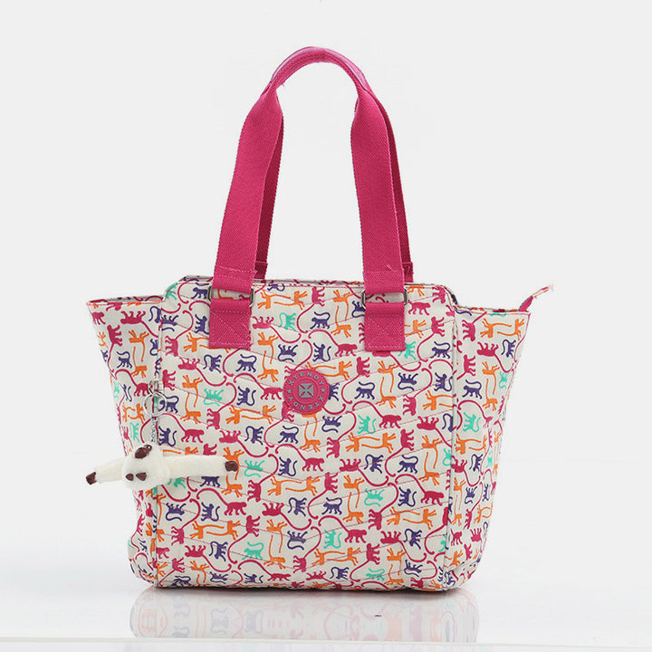 Nylon-Tragetasche für Damen, wasserdicht, groß, gesteppt, Schultertasche, Handtasche