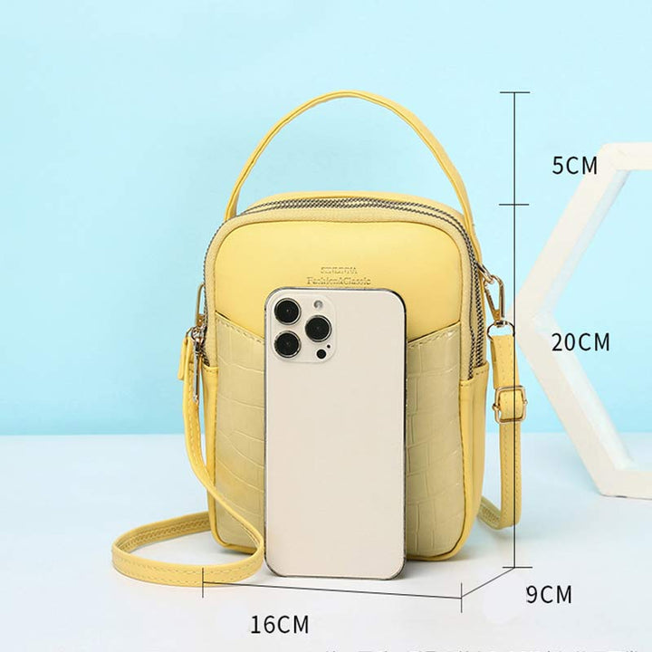 Kleiner Rucksack für Damen, Mehrzweck-Design, Handtasche, Umhängetasche