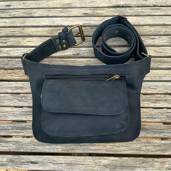 Hüfttasche für den Außenbereich, mit Retro-Schnalle, Utility-Gürteltasche