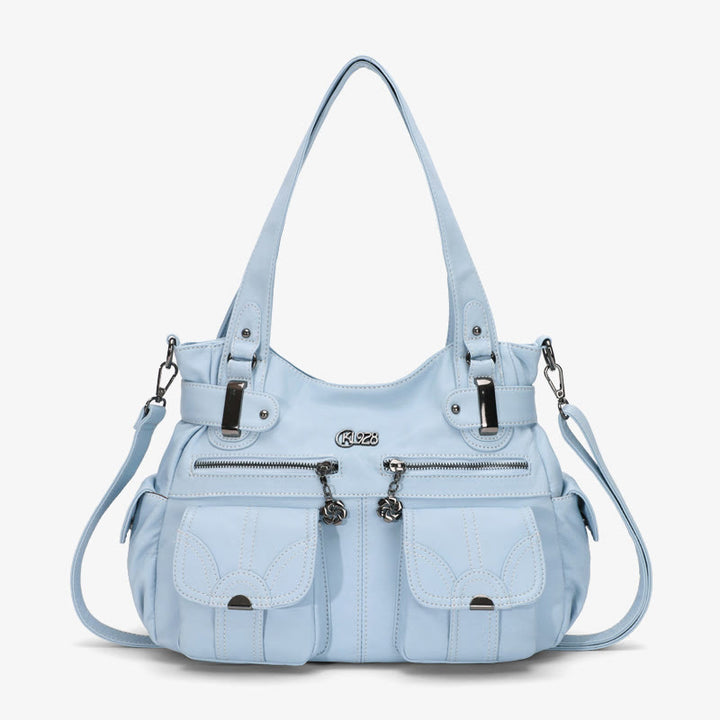Tragetasche für Damen, für den täglichen Ausflug, mehrere Taschen, eine farbige Tasche