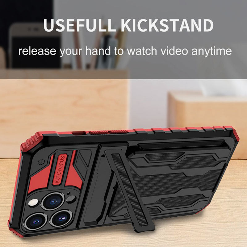 Armor Stand Kartenhalter Fallschutz Komfortable Hülle für iPhone