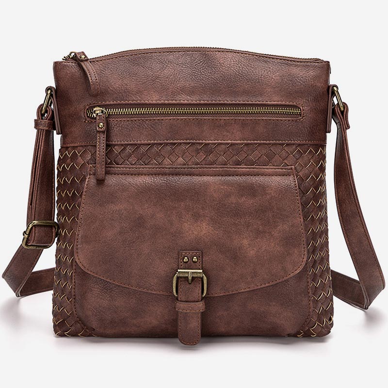 Umhängetasche aus PU-Leder für Damen, Geldbörse, Reisetasche, Schultertasche 
