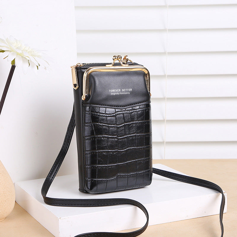 Kleine Crossbody-Handy-Geldbörse für Damen, Mini-Schultertasche, Geldbörse
