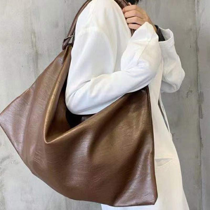 Leder-Tragetasche für Damen, Hobo-Handtasche, Schultertasche mit Crossbody-Gurt - image 5