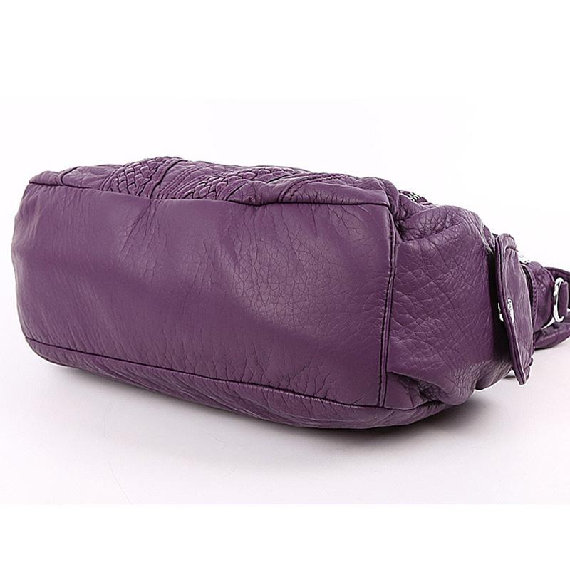 Einfarbige Hobo-Tasche für Damen